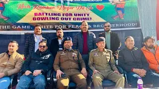 Inaguration of Khelo Ramban Cricket Tournament under CAP ( civic action Programme at DPL Ramban