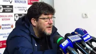 Cristi Pustai - declaratii la finalul meciului FC Botosani - Concordia Chiajna 5-1