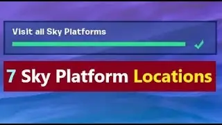 Visit all Sky Platforms Fortnite locations | Fortnite season 9 challenges | Fortnite season 9 week 1