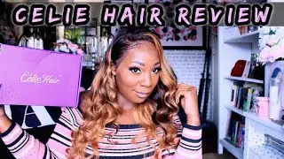 Обзор парика Ceile Hair (Fall Vibes) Плотность 150% 13 &times; 4 Парики с кружевной передней частью Цветные объемные волны