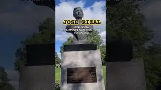 #joserizal in #canada | #philippines #shorts #walkingtour #fyp  #nationalhero