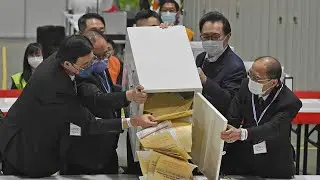 Hong Kong residents express views on LegCo election vote