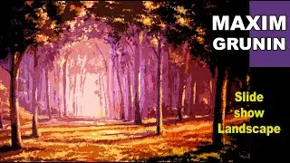 Maxim Grunin MFA paintings slideshow