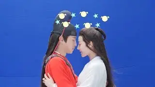 幕后花絮：热巴和邓伦的古装亲密画面秘密大公开《一千零一夜》