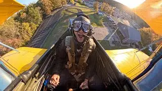 Flying a Vintage Stearman Biplane Over West Virginia | Loops, Rolls & Pure Joy