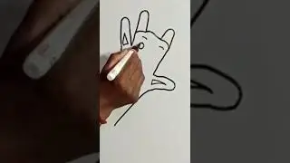 how to draw giraffe from hand ✨ #shorts #drawing  #animals