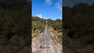 Swing bridge Westport Road #adventurenz