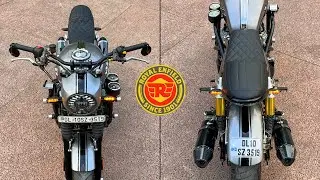 This crazy machine is designed by King Indian Team on a royal enfield interceptor 650 - King Indian