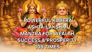 POWERFUL WEALTH MANTRA | KUBERA ASHTA-LAKSHMI MANTRA  | LISTEN  108 TIMES  | POWERFUL MONEY  MANTRA 