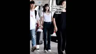 lisa airport fashion #lisamanoban #blackpink #kpop #kfashionstyle #trendingshorts #airportlook