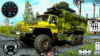 Army Transport Truck Driving Simulator - Cargo Vehicle Driving Mountain 3d : Android Gameplay
