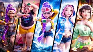 COLORING MIX TRENDING K POP DEMON HUNTERS | Characters Rumi make up trend | Mira Make up trend