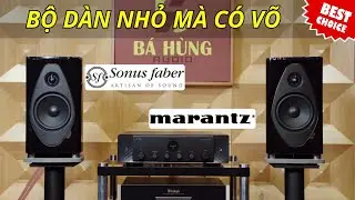 BỘ D&Agrave;N NHỎ M&Agrave; C&Oacute; V&Otilde; | SONUS FABER SONETTO II G2 + AMPLY MARANTZ MODEL 60N