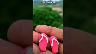 How to Make Clay Mini Sleeper 👡 | Cute Clay Slipper Tutorial | Trending Clay Art#shorts #trending