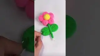 S&aacute;ng Tạo Đồ Chơi Cho B&eacute; Bằng Đất Nặn Thủ C&ocirc;ng | B&igrave;nh Hoa Bằng Đất Nặn Thủ C&ocirc;ng