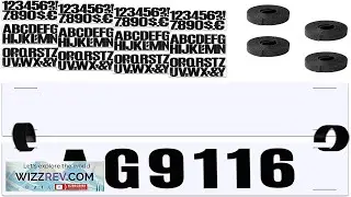 Boat Registration Plates with Stickers Durable Boat Registration Number Blank Board