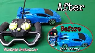 Convert Wire Controller to Wireless Rc car, DIY toys.
