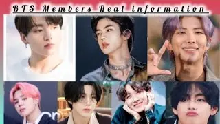 BTS Members Real Information In 2024.