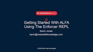 Writing human readable authorization policies with ALFA