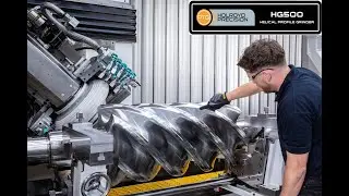 HOLROYD HG500 HELICAL PROFILE GRINDING MACHINE for compressor screws, pump screws, rotors and worms.