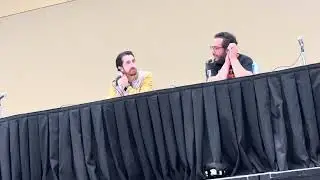 Mike Giannelli and Bobby McFarlane Art the Clown panel at CT HorrorFest 9/20/2025.