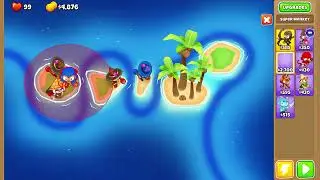 BTD6 Spice Islands Magic Monkeys Only