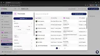 Creating Lead Lists in Seleqt
