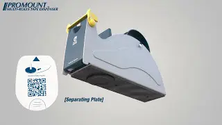 Industrial Promount Design & Multi-rolls Tape Dispenser By Excell ET-62271 Series