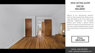 🏡 New Listing Alert: real estate listing, Fort Lee New Jersey, waterfront property, 4-bedroom hom...