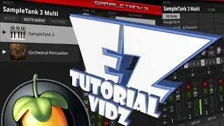 14. FL Studio Tutorial: SampleTank 3: Link keyboard to parameters & Route to separate output tracks.