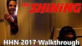 THE SHINING Maze Walkthrough at Halloween Horror Nights | HHN 2017