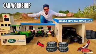 I Build RC Super Car & Tractor Workshop Garage - Chatpat toy TV