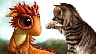 Scaly & Furry (GIMP Speed Painting)