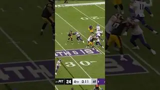 After a bad Final Drive the STEELERS SNEAK a Win Vikings vs Steelers #shorts #nfl #steelers #vikings