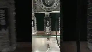 Flat Water Bottle Labeling Machine #labelingmachine #labelling #waterbottle #packagingmachinery