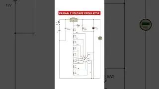 LM317 BASED VARIABLE VOLTAGE REGULATOR #regulators #electronics #electronicseducation #electronicsrd