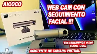 AICOCO PRESENTA LA WEB CAM CON SEGUIMIENTO FACIAL!! (PRUEBAS Y REVIEWS) En Espa&ntilde;ol