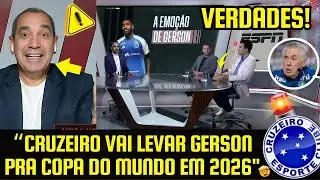 “CRUZEIRO VAI LEVAR GERSON PRA COPA!” — ZINHO DISPARA NA ESPN E CRAVA VOLTA EM 2026