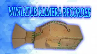 Kerajinan cara membuat kamera shooting dari kardus