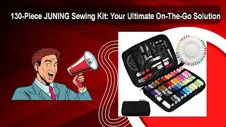 130-Piece JUNING Sewing Kit: Your Ultimate On-The-Go Solution