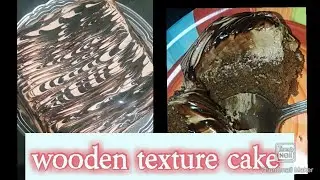 Chocolate Cake | Wooden texture |How to make delicious Wooden texture cake 🎂🍰Jana's meal