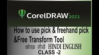 How to use pic & free hand tool and free transform tool