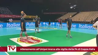 Bologna, allenamento alla vigilia della semifinale di Del Monte Coppa Italia 2019 (real audio)