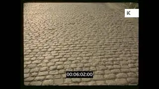 POV Down Cobbled Street, 1970s UK, 35mm