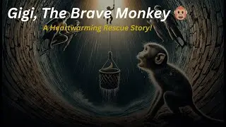Gigi, The Brave Monkey 🐵 | A Heartwarming Rescue Story | Learn English through Story