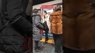 🔴 BEWARE OF PICKPOCKETS IN ROME, ITALY working in groups! Stay alert! #Viral #Pickpocket #Shorts