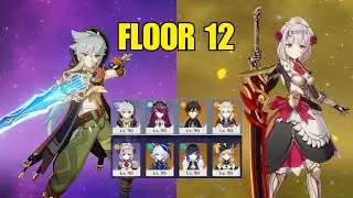 New Spiral Abyss 4.4 Floor 12 with Razor & Noelle Main DPS | Genshin Impact