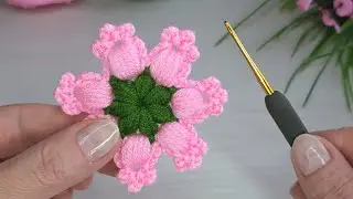 Wow Amazing Crochet Easy Knitting Motif🩷 Making#crochet #knitting #diy #handmade 