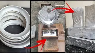 how to aluminum ring casting #offical #blacksmith #casting 
