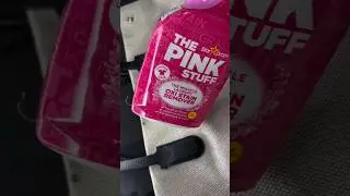 The Pink Stuff Oxi Stain Remover Spray #cleantok #laundrydetergent #cleaning #stainremover